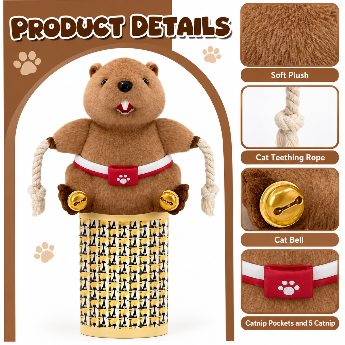 Cat Hand Puppet — Play Without Scratches